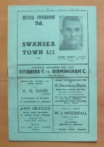 SWANSEA TOWN v BIRMINGHAM CITY 1953/1954 *Good Condition Football Programme* for sale on Ebay