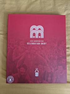 Nottingham Forest 1979 European  Cup Celebration Shirt Limited Edition 780/1979 for sale on Ebay