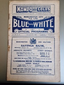 Manchester City v Burnley 24 October 1925 for sale on Ebay