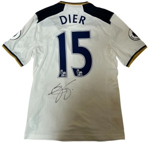 Tottenham 2016/17 Eric Dier Signed Match Worn Shirt Poppy Home Large for sale on Ebay
