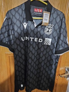 Wrexham AFC Black away Shirt 24/25 Brand New XL  for sale on Ebay