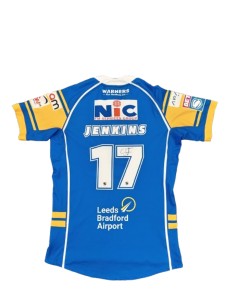 LIMITED EDITION Leeds Rhinos Barnardo’s Shirt MATCH-WORN, SIGNED Cooper Jenkins for sale on Ebay
