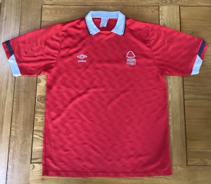NOTTINGHAM FOREST HOME SHIRT RARE 1988 MEDIUM see pics and descr for details for sale on Ebay