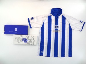 Brighton & Hove Albion 2011 Erreà Replica Shirt Size XL Amex Stadium Opening for sale on Ebay