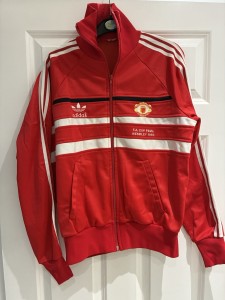 Manchester United Player Worn Tracksuit Top 1983 FA Cup Final for sale on Ebay