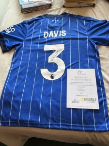 Ipswich Town Leif David Signed Shirt for sale on Ebay