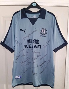 Everton FC 03/04 Puma Third Kit - Signed Extremely Rare for sale on Ebay