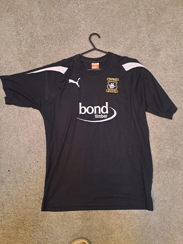Plymouth Argyle 3rd Black 125 Years shirt 2011/12 Season Large mens RARE for sale on Ebay