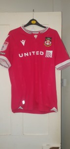 Match Worn Signed WREXHAM FC Home Shirt - ELLIOT LEE- 5-5 vs Swindon.  for sale on Ebay