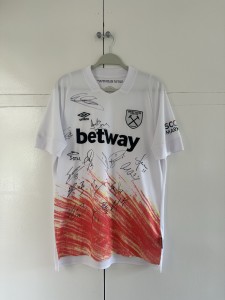 West Ham Signed Third Shirt for sale on Ebay