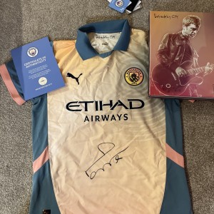 Manchester City Definitely Maybe box set signed by Noel Gallagher club COA 1 off for sale on Ebay