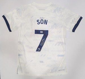 SON HEUNG MIN Back Signed Tottenham Hotspur Jersey Authenticated by Beckett for sale on Ebay
