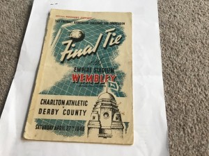 Charlton Athletic v Derby County FA Cup  Football Programme 27/4/1946. for sale on Ebay