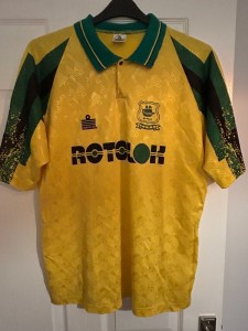 Plymouth Argyle Yellow Away Shirt 1994-95 1995-96 Admiral for sale on Ebay