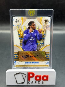 Topps - Reverence - Auto - Chelsea FC - Didier Drogba /75 - Legend for sale on Ebay