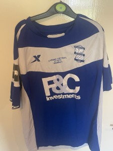 Birmingham City Football Shirt Carling Cup Final Size M for sale on Ebay