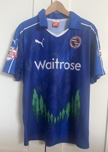 Reading FC Rare Ryan’s Heroes Match Worn Steven Kelly Signed By Whole Team Shirt for sale on Ebay