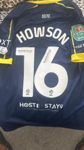 Middlesbrough Match Worn / Issued Jonny Howson Shirt for sale on Ebay