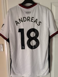 Andreas Pereira Fulham Signed Football Shirt with COA for sale on Ebay