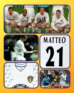 Leeds United Match Worn Football Shirt Champions League Dom Matteo Nike for sale on Ebay
