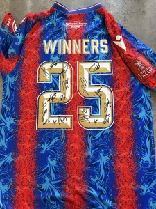  Crystal Palace FA cup winners champions 25 2024/25 Signed Shirt Photo Proof 3 for sale on Ebay