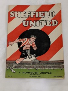 Sheffield United vs Plymouth Argyle Football Programme 7th December 1935 for sale on Ebay
