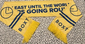 Leeds United Promotion Scarf for sale on Ebay