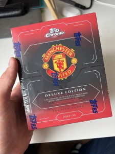 2024/25 Topps Chrome® Deluxe Edition Manchester United - IN HAND✅ for sale on Ebay