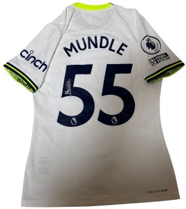 Tottenham 2022/23 Romaine Mundle AIA CHINA Player Issue Shirt signed Home Medium for sale on Ebay