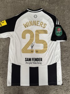 Genuine Signed BRUNO GUIMARAES Newcastle United ‘Winners 25’ Shirt - Photo Proof for sale on Ebay