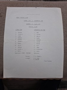 Lincoln City v Northampton Town friendly programme.  1/8/1970 for sale on Ebay