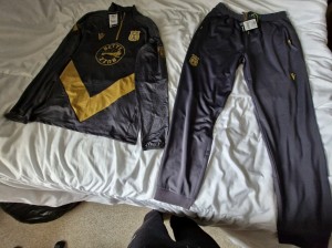 BNWT Wrexham FC XL Tracksuit - Ryan Reynolds for sale on Ebay