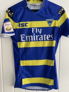 WARRINGTON WOLVES - RUSSELL - MATCH WORN SHIRT for sale on Ebay