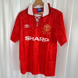 Umbro Manchester United 1992-1993 Premier Winners Shirt -Medium-New with Tags for sale on Ebay
