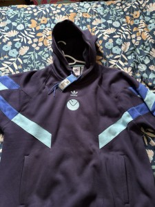 Leeds United Adidas Smiley Badge Hoodie Xl for sale on Ebay