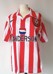 Vintage Original Southampton FC Home Football Shirt 1995/97 Size Medium for sale on Ebay