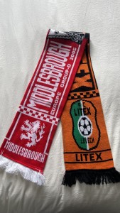 Middlesbrough vs Litex UEFA Cup Scarf – 2005/06 Season for sale on Ebay