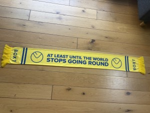 leeds united promotion scarf 2024/2025 for sale on Ebay