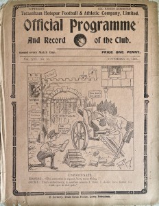 SPURS-TOTTENHAM v NOTTINGHAM FOREST-1923-PreWar 102yrs Old. VGC for sale on Ebay