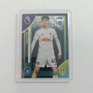 Topps Premier League 2026 Harry Gray Black Mini Diamond Parallel 10/10 Leeds Utd for sale on Ebay