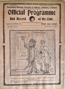 SPURS-TOTTENHAM v BURNLEY-1927-Pre 50’s  Football Programme-VGC-Cocky Cartoon for sale on Ebay