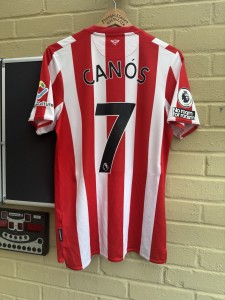 Brentford 2021-23 Home Football Shirt Men’s Small #7 CANÓS for sale on Ebay