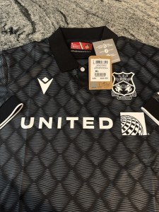 Wrexham 2024/25 Macron Black Away Shirt. BNWT.  Mens Size XL for sale on Ebay