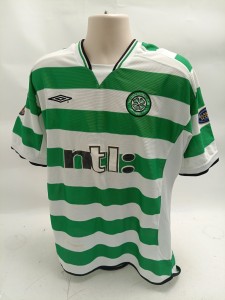 Celtic FC 2002-2003 Home Shirt Umbro NTL Sponsor Adult Size XL - SIGNED  for sale on Ebay