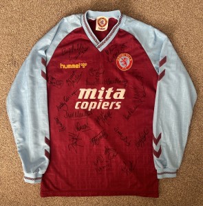 Match Worn/Match Prepared? Aston Villa 1989/1990 Home Shirt David Platt #14  for sale on Ebay