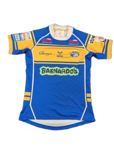 LIMITED EDITION Leeds Rhinos Barnardos Takeover shirt MATCHWORN Signed McDonnell for sale on Ebay