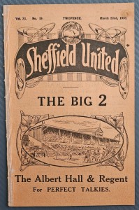 Sheffield United v Derby County football programme - 22 March 1930 for sale on Ebay