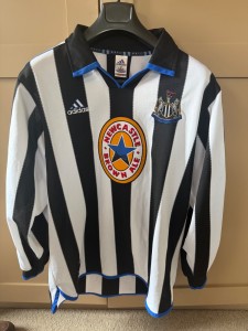 Original Authentic Shearer 9 Newcastle United 1999/2000 Long sleeve Shirt Mens L for sale on Ebay
