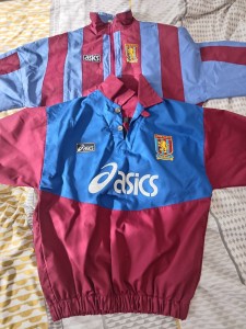 Two Aston Villa Long Sleeved Tops for sale on Ebay