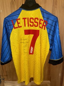 Match Worn Southampton Le Tissier Signed Third Shirt 1994/95 XL Premier League for sale on Ebay